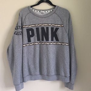 VS PINK Grey Sweater